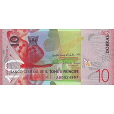 (599) ** PN77 Sao Tome e Principe 10 Dobras Year 2020